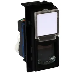 Legrand KG4279C6 LivingNow 1-modulige Datendose Kategorie 6 ungeschirmt in der Farbe Black