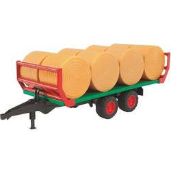 bruder Ballentransportanhänger mit 8 Rundballen Fertigmodell Landwirtschafts Modell 2220
