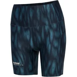hummel hmlHIIT Print Intensity kurze High-Waist Leggings Damen 7280 - stargazer L