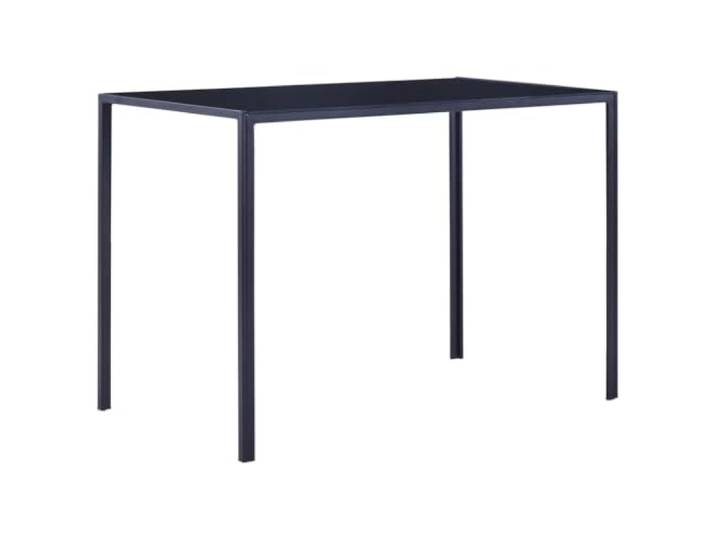 5-tlg. Essgruppe Grau, Tisch aus gehärtetem Glas, 4 Stühle Kunstleder 1 Tisch, 4 Stühle, Tischplatte gehärtetem Glas, Stühle Kunstleder, gepolsterter Sitz, grau, modern, Esszimmer
