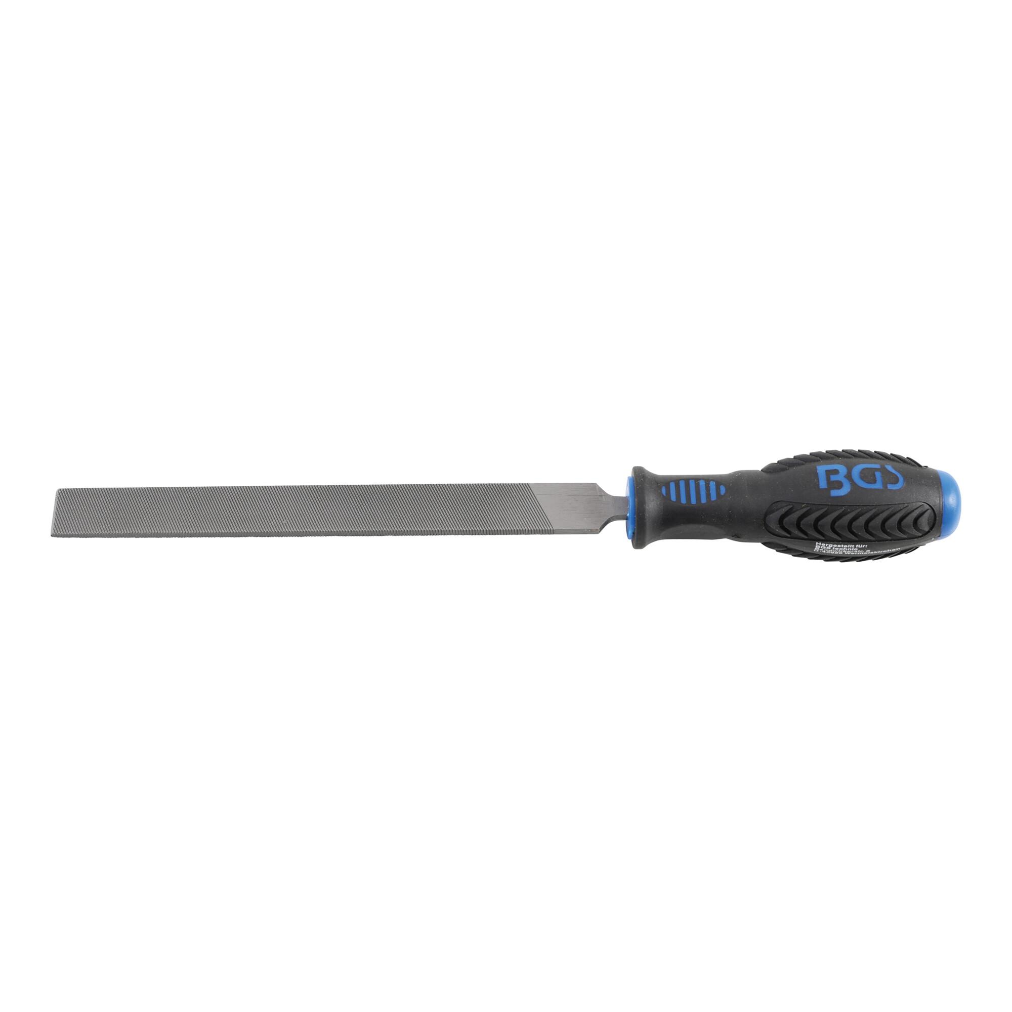 BGS Werkstattfeile 6550, flachstumpf, Hieb 1, 200 mm ; BGS technic)