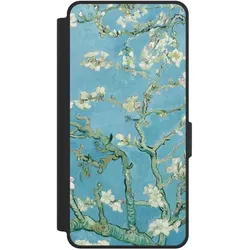 Nivocase Klapphülle für Samsung Galaxy S26 Ultra Handyhülle aus Kunst Leder NIVOflip schwarz Kunst Malerei (Samsung Galaxy S26 Ultra), Smartphone Hülle, Schwarz