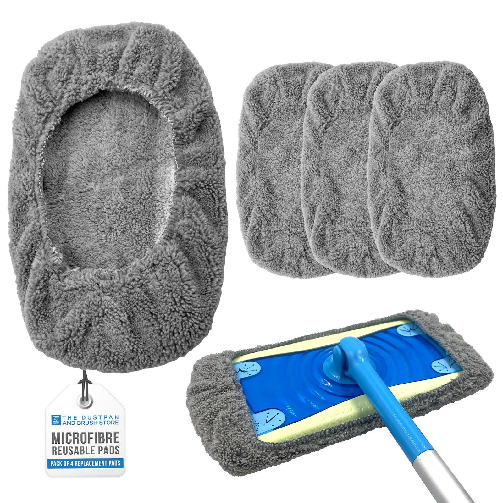 Dripio 4 microvezel schoonmaakpads voor laminaatvloeren