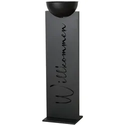 Boltze Dekosäule Luciano Willkommen, 38 x 30 x 133 cm