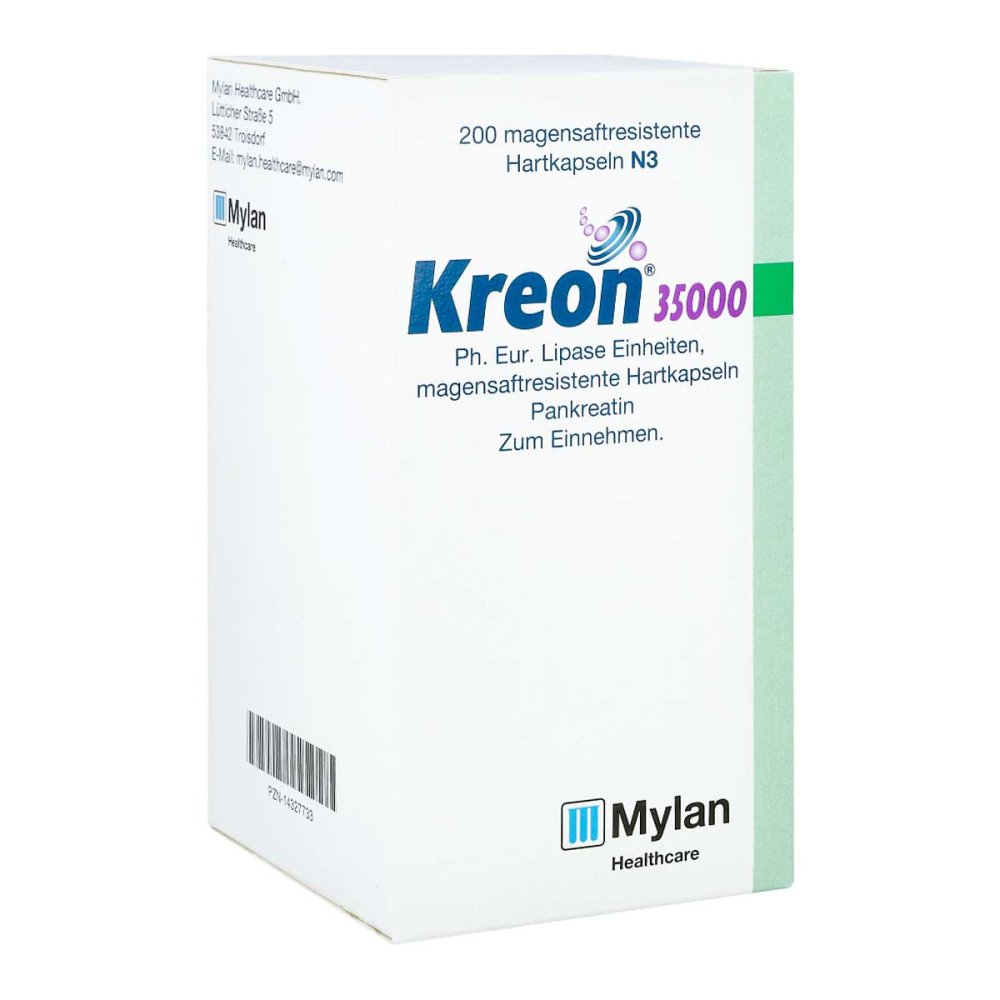 Viatris Healthcare GmbH Kreon 35.000 Ph.eur.lipase Einheiten msr.Hartkaps. 14327733