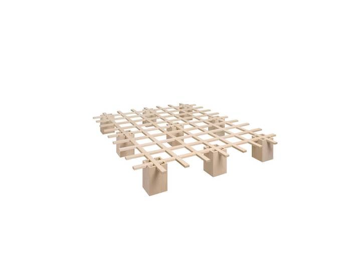 Tojo Futonbett, Buche, Holz, Buche, Schichtholz, 160x200 cm, Schlafzimmer, Betten, Futonbetten