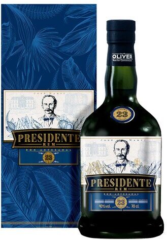 Presidente Martí Estuche ron 23 años solera.
