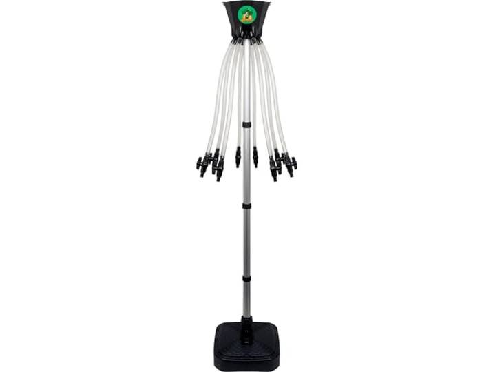 Beerdusa Bierbong Set 8er Biertrichter mit 8 Schläuchen, ca. 4,5L Bier Trichter Saufen, Party Trinkspiel für Festival, Geburtstag und JGA