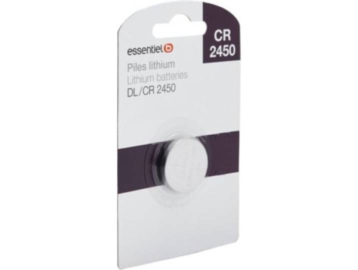 Essentielb - Pile Cr 2450 X1 Lithium