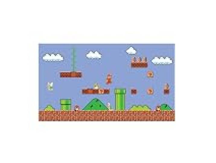 Fresque Murale Adhésive Géante Super Mario Bros. Retro Xl