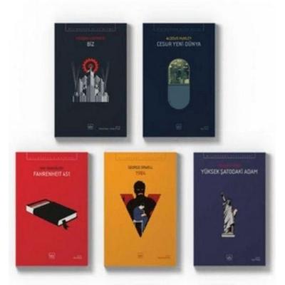 Distopya Seti Fahrenheit 451, Cesur Yeni Dünya, Yüksek Satodaki Adam, 1984, Biz, Taschenbuch von Ray Bradbury,Aldous Huxley,Philip K. Dick, Ithaki