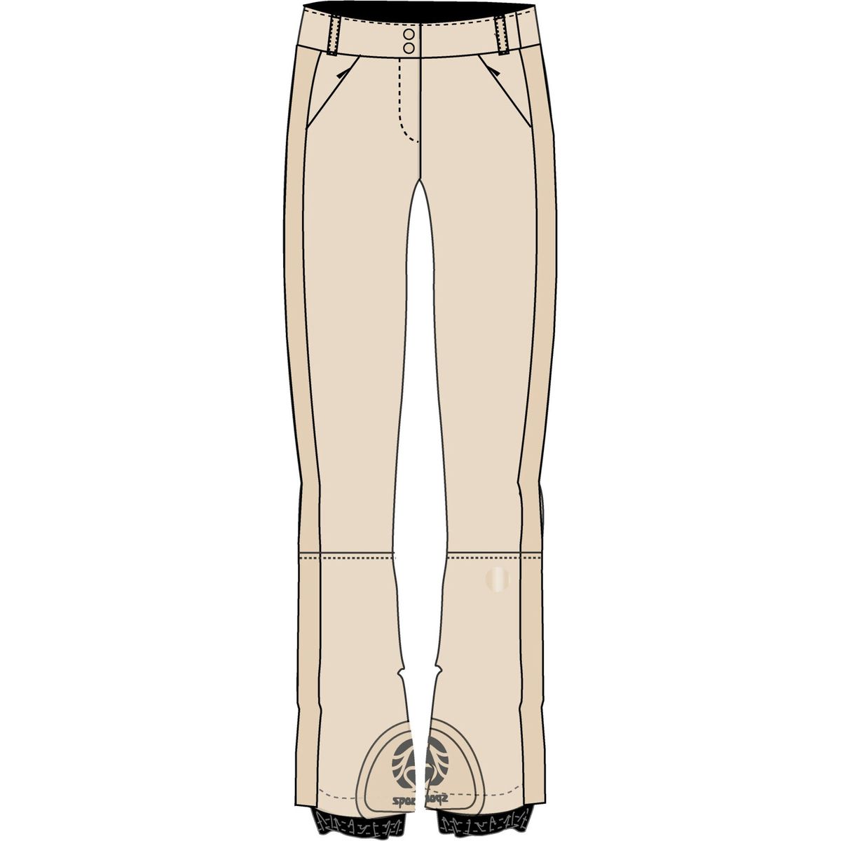 Sportalm Skihose Women champagner light (0219-clothing) 36 750111-219-36