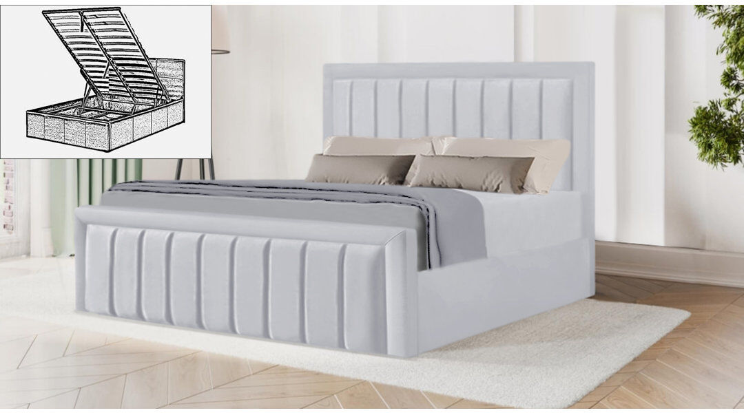 Brayden Studio Belmiro Storage Bed White Double (4'6')