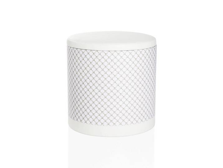 Joop! Pouf Cornflower, Weiß, 41x42.5x41 cm, Indoor, Wohnzimmer, Sessel, Hocker & Hockerbänke, Poufs