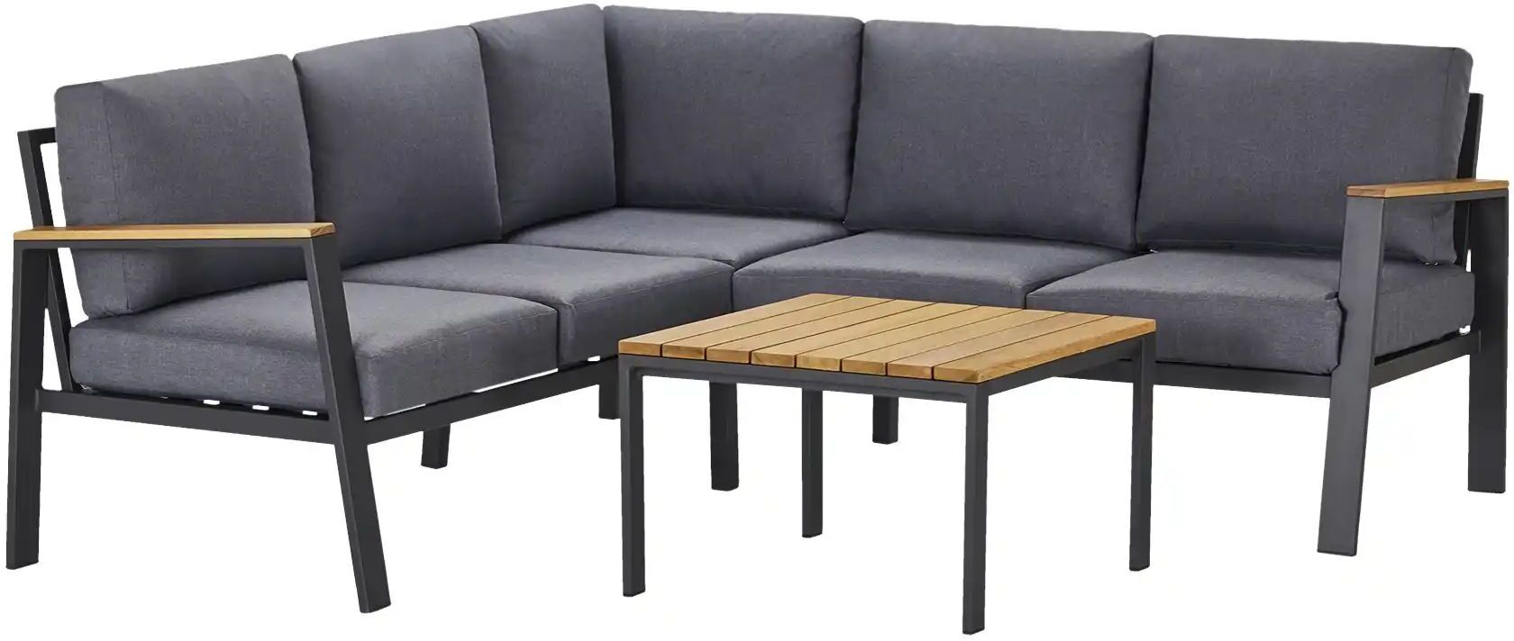 a casa mia Lounge-Set  Boston ¦ grau