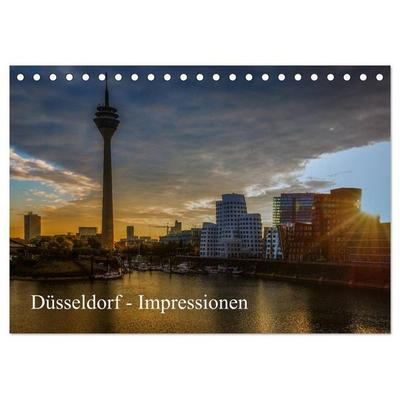 Düsseldorf - Impressionen (Tischkalender 2027 DIN A5 quer), CALVENDO Monatskalender