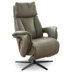 HUKLA Sessel Grenoble Leder Grün Olive
