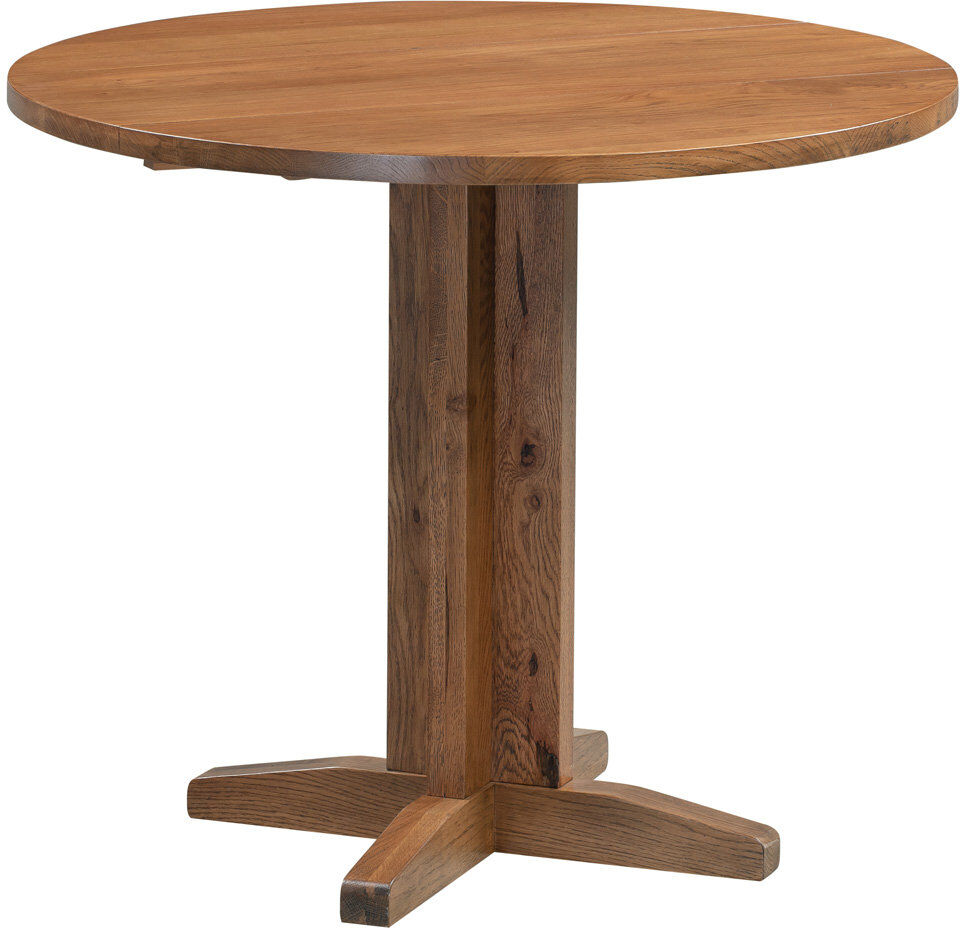 Alpen Home Elchanan Extendable Round Dining Table Brown