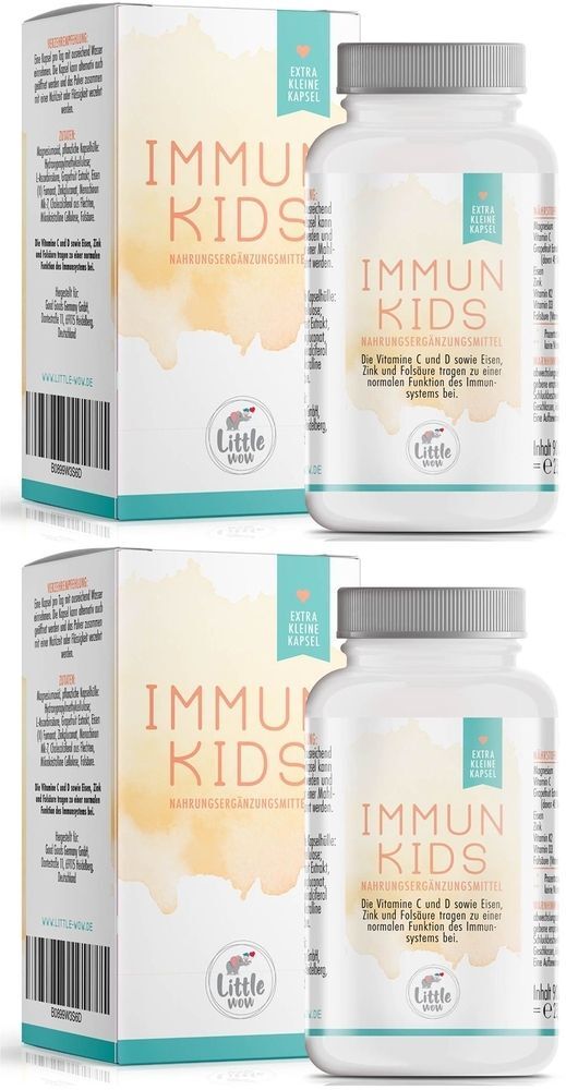 2x Little Wow Immun Kids Immunsystem vegan 2x90 St Kapseln
