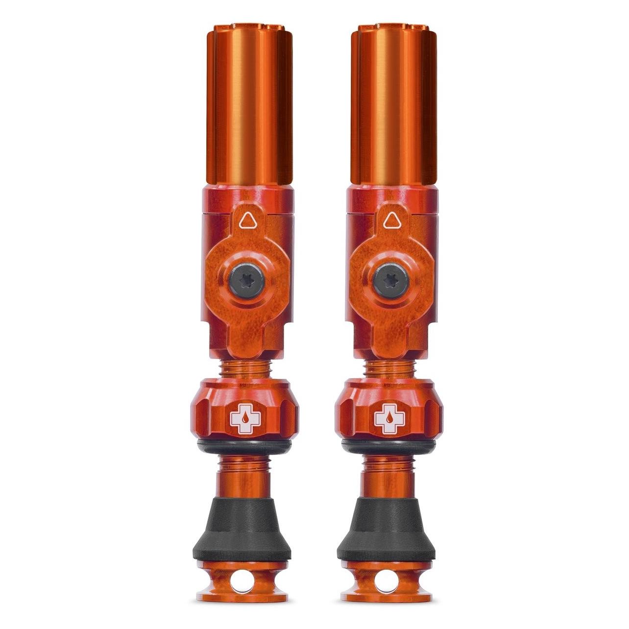 Muc-Off Tubeless Ventiel Big Bore Hybrid Small Orange Auto/Schröder Ventiel 60 mm (21127)