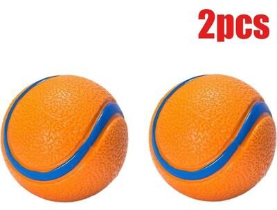 Uplifted Finds High Elasticity Solid Fetch Ball 2 Pcs