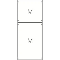 Striebel & John 2M4A Montageplatten-Modul, 8RE/BH4, 2FB, Modul montiert auf EDF-Profil 2CPX037656R9999