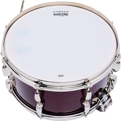 "Slingerland 14""x07"" Radio King Maple MG Maroon Glass"