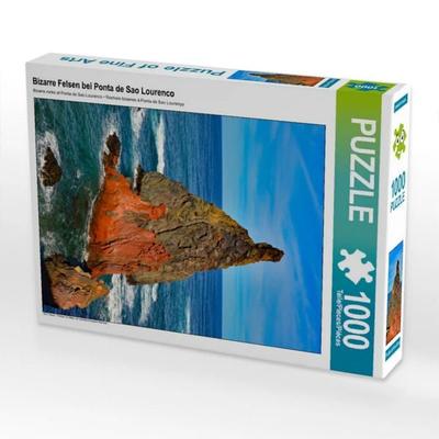 CALVENDO Puzzle Bizarre Felsen bei Ponta de Sao Lourenco | 1000 Teile Lege-Größe 64x48cm Foto-Puzzle für glückliche Stunden