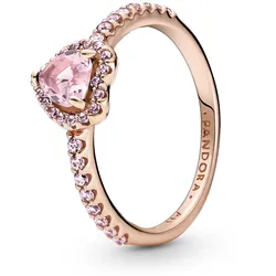 Pandora 188421C04 Damen-Ring Erhabenes Herz Rosé, 50/15,9
