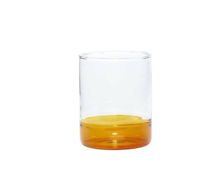 Hubsch Drinkglazen amber - set van 6 stuks