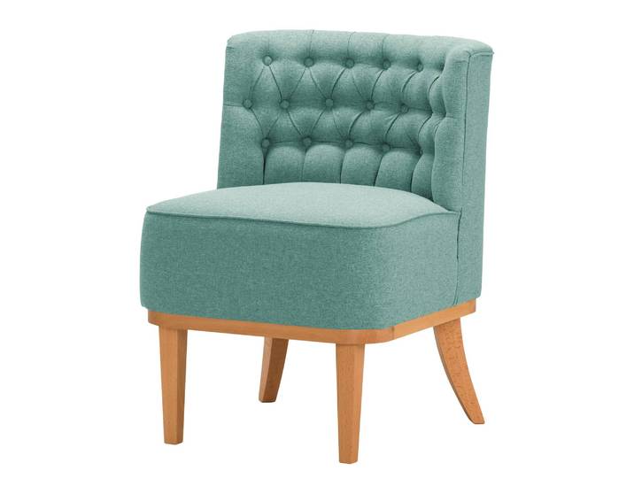 Fauteuil Farida I Bleu/Bleu clair Tissu Voer 72 x 80 x 65cm