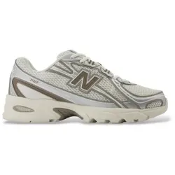 New Balance Unisex. U740V2 Sneakers 740 gebrochenes Weiß (36), Wohnung, Schnürsenkel, Lässig, Masche