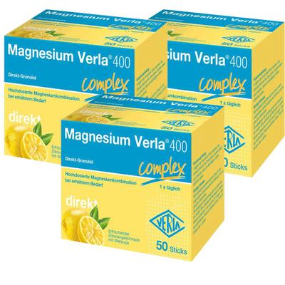 Magnesium Verla 400 ZIT DI 3er-Pack 3x50 St Granulat