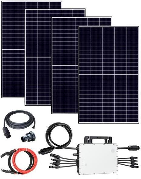 Balkonkraftwerk Komplettpaket 1760 Wp Solarmodule Photovoltaik