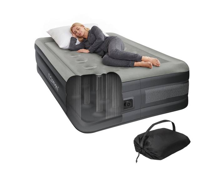 Ml-Design Luftbett, Grau, Rechteckig, 97x196 cm, Schlafzimmer, Betten, Gästebetten, Luftbetten