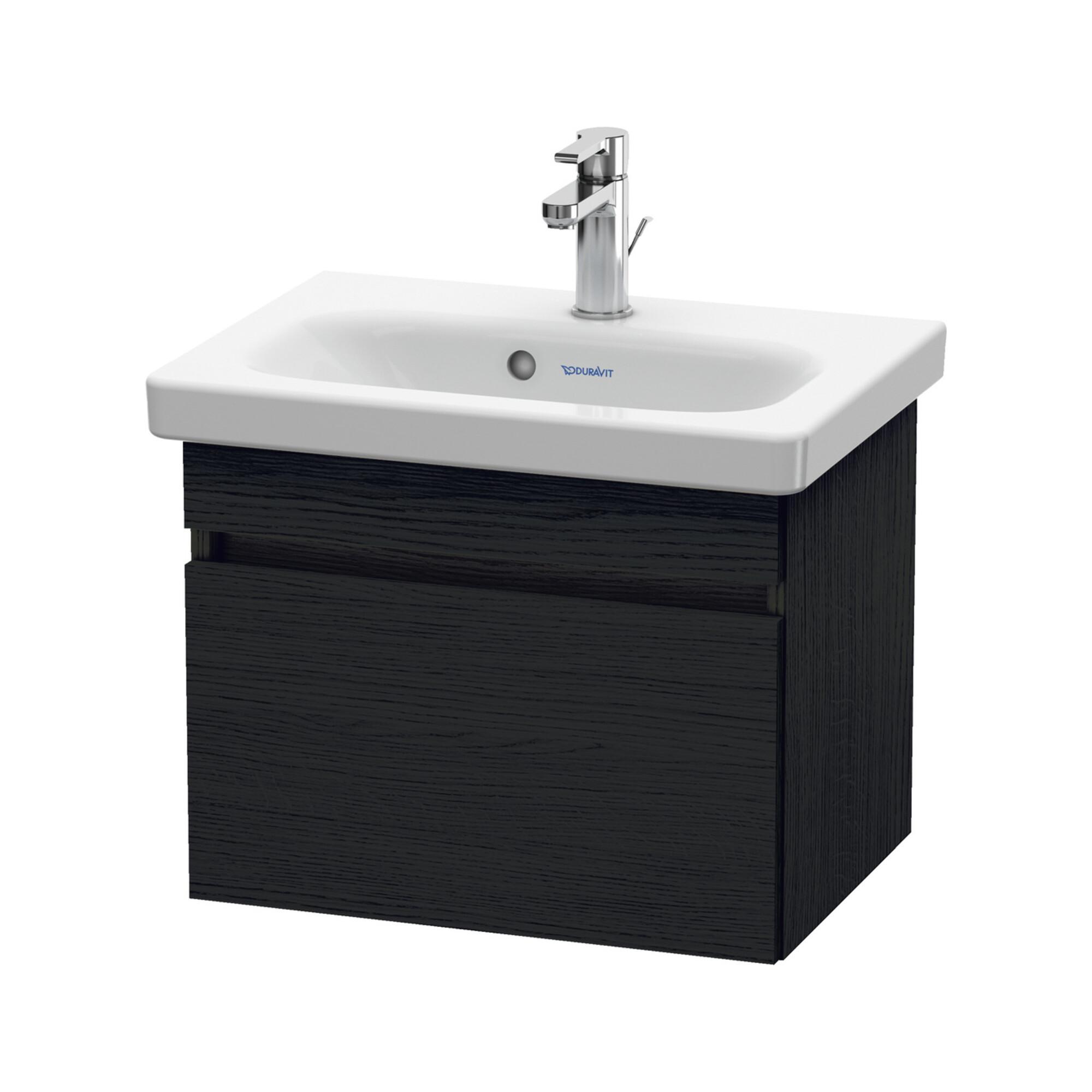 Duravit Waschtischunterschrank Comp DuraStyle 50x36,8cm, Eiche schwarz, 1 Auszug (DS630301616)