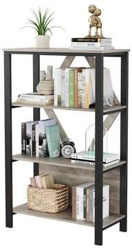 Garvee 4 Tier Bookshelf with LED Lights
