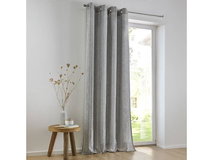 Ösenschal Raya 130 x 175cm Grau