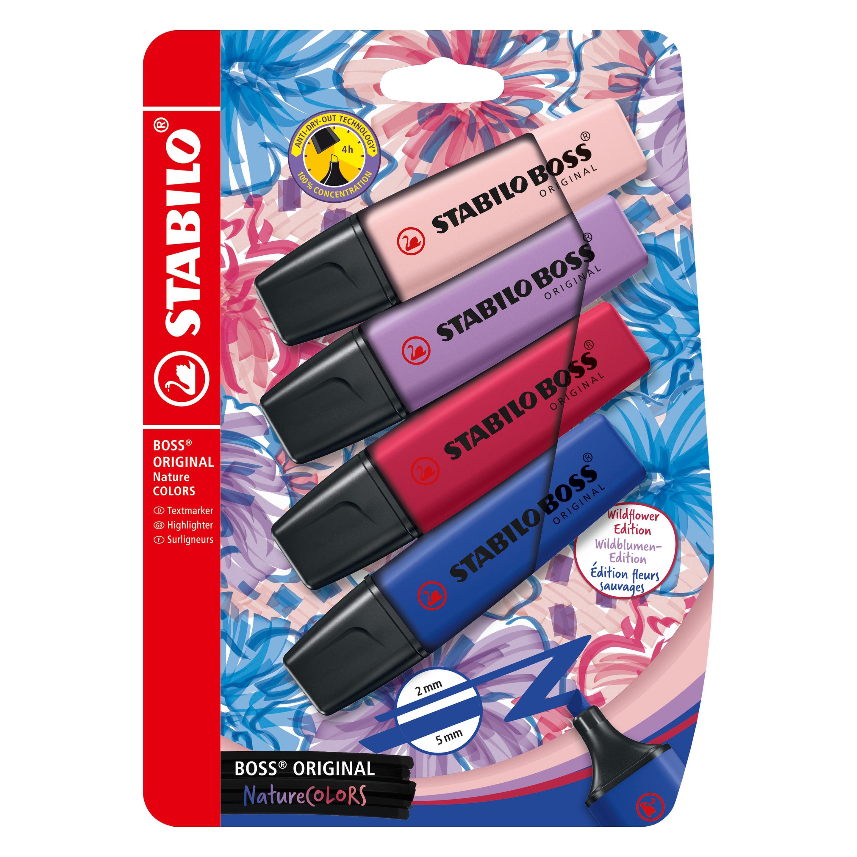 Stabilo Boss Wildflowers 4er Blister (4x) (B-62441-10)