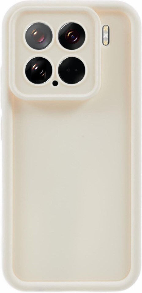 Xiaomi 15 - EIDERWOOD Anti-Slip Fleksibelt Plastik Cover - Hvid
