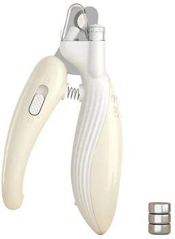 Inspired Living SafeGlow LED Pet Nail Clippers For Dogs, Cats & Small Animals khaki