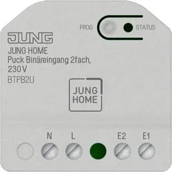 JUNG HOME Puck Binäreingang 2fach, 230 V BT P B2 U