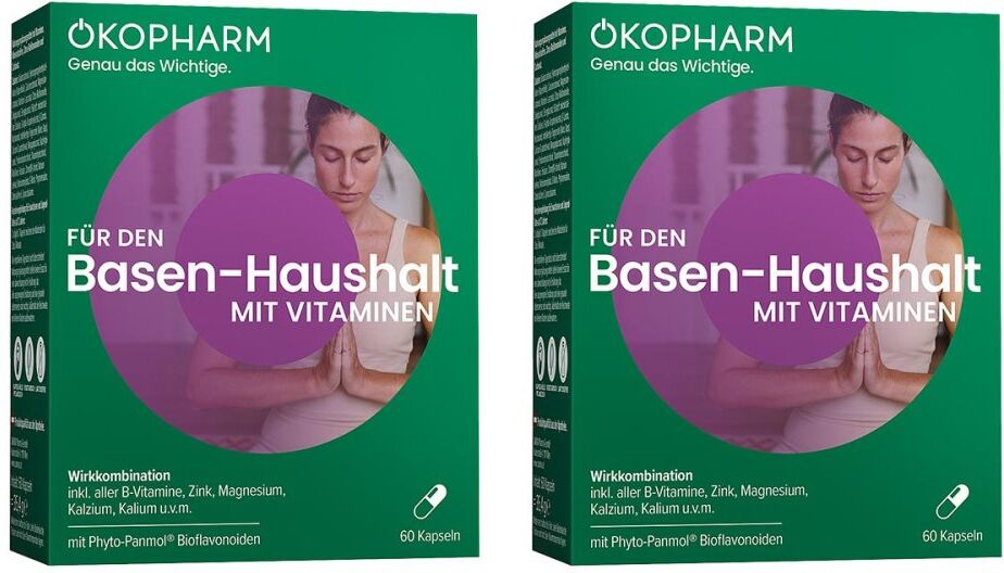 Ökopharm für den Basen-Haushalt mit Vitaminen Kapseln 2x60stk