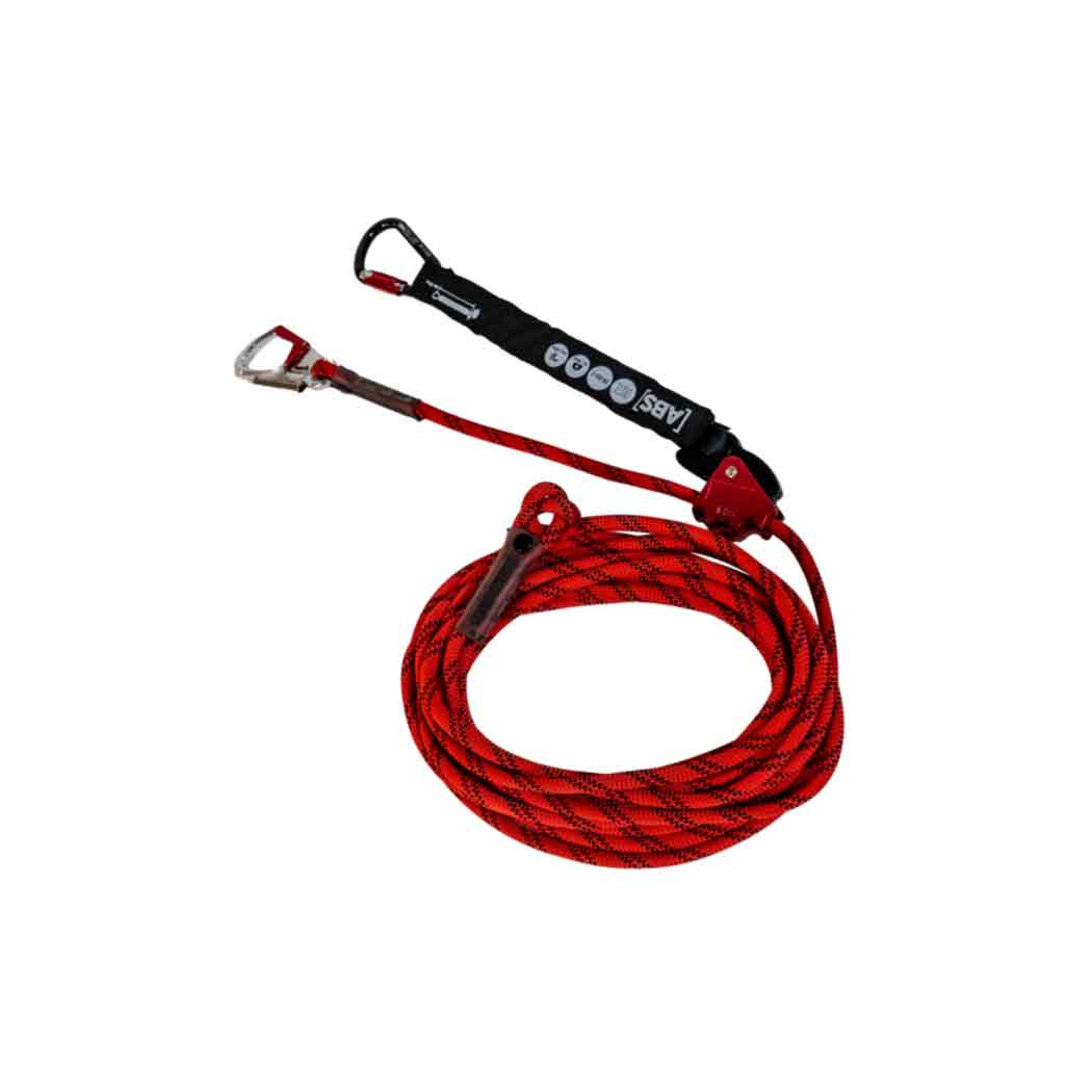 ABS Safety ABS PSA Absturzsicherung Lanyard mitlaufendes Auffanggerät Seillänge 15,0m