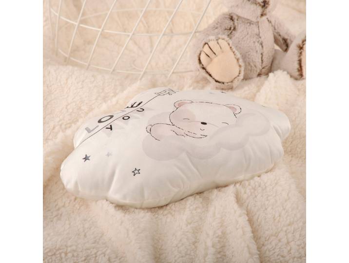 Dekokissen BABY BEST BabyBest Sleeping little bear , bunt, B:25,5cm H:2,5cm L:36cm, Polyester, Dekokissen_Sitzkissen_Kissenhüllen, Dekokissen, hochfarbig bedruckt