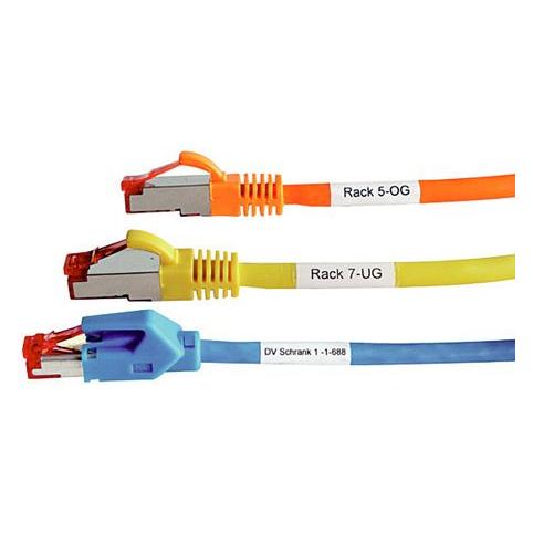 Fleximark Wickeletiketten, LCK 32 weiss, 25,0 x 35,5 mm, 640 Stück Wickeletiketten für Kabel zum B... (83256143)