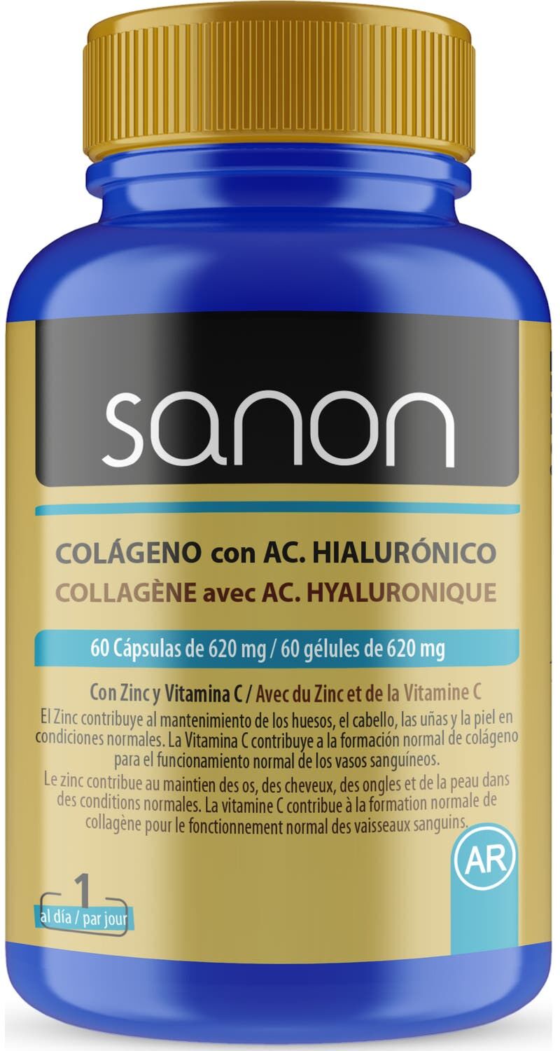Sanon Colágeno + Ácido Hialurónico 60caps