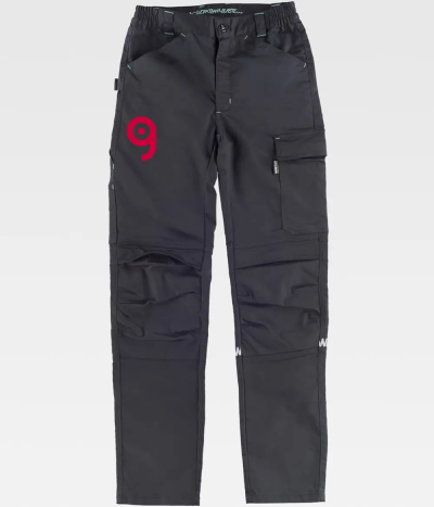 Pantalone da lavoro elasticizzato 290g porta martello Personalizzate o neutre Workteam