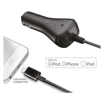 Celly CCIP5 Ladegerät für mobile Geräte Auto Schwarz (CCIP5)