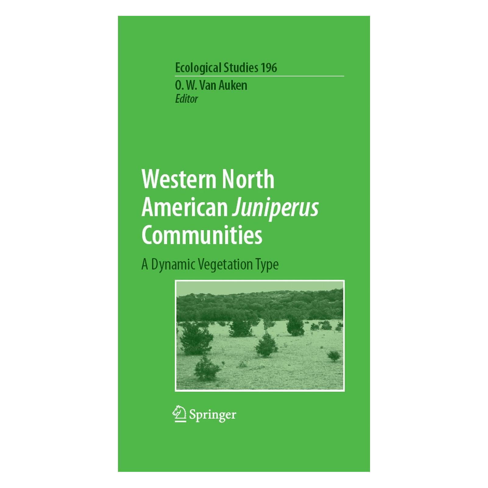 Springer Western North American Juniperus Communities (Englisch, Hardcover, O. W. Auken) (9780387340029)